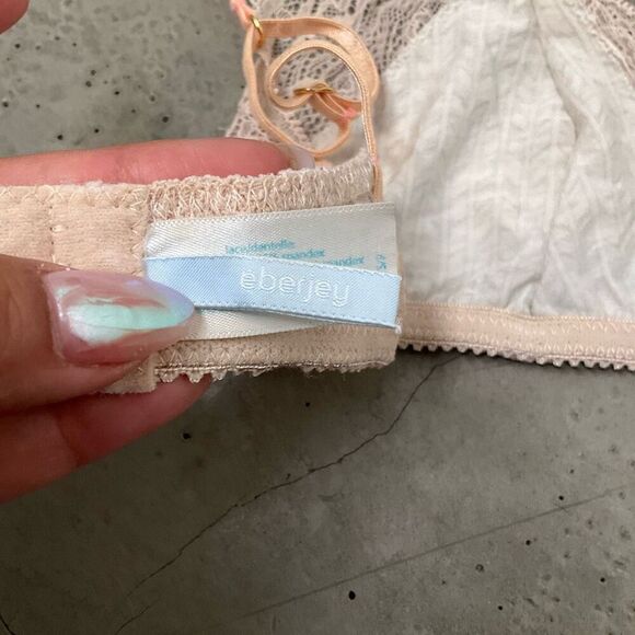 Eberjey Lace Triangle Bralette - Picture 3 of 4